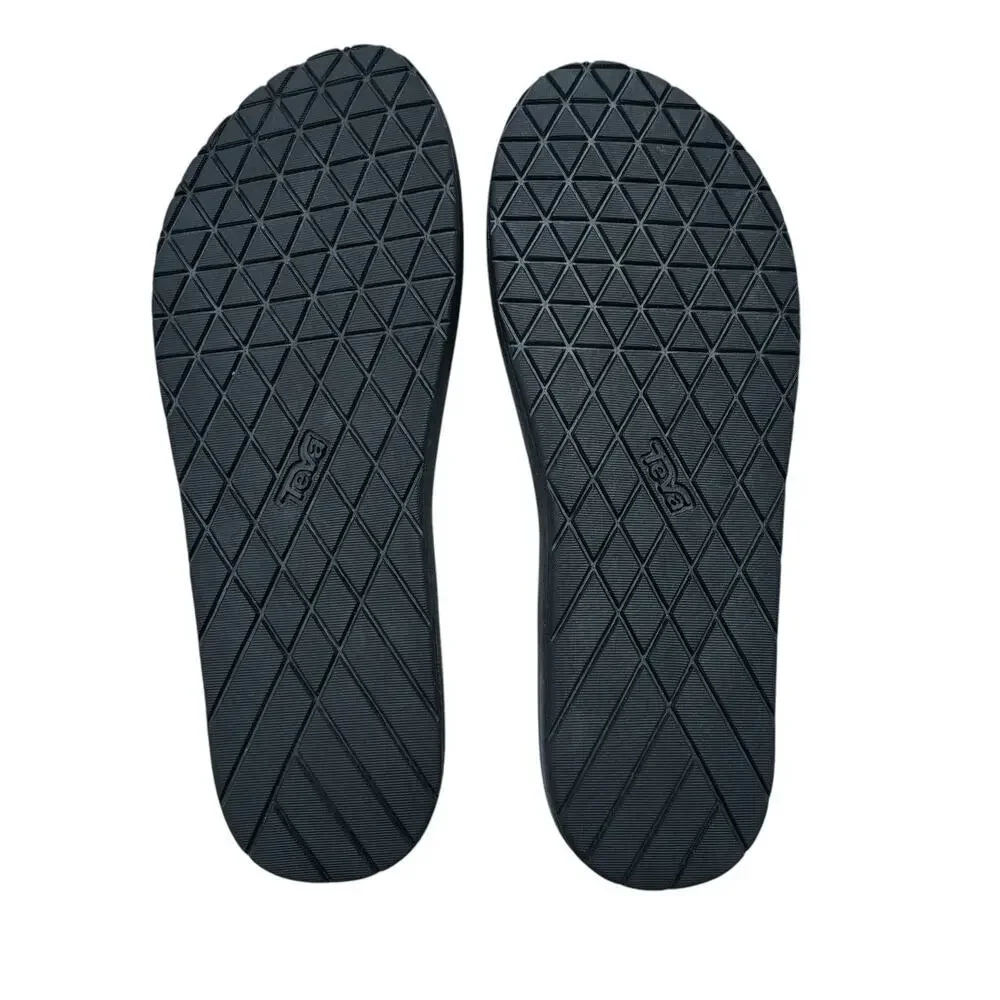 New Teva Women's Flip Flops Women's Size 10 Two Blue Straps - Picture 2 of 3